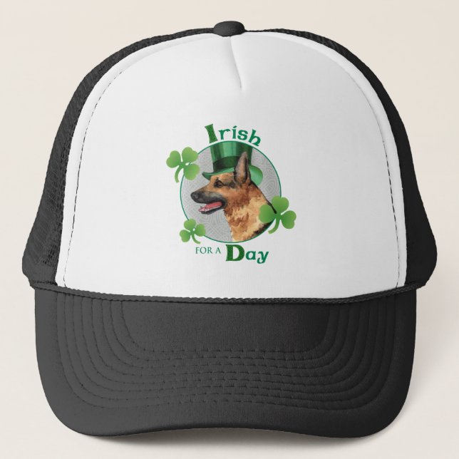 St. Patrick's Day GSD Truckerkappe (Vorderseite)