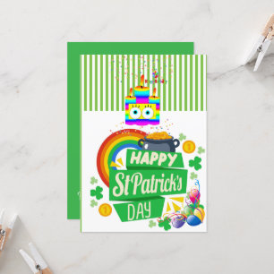 St. Patrick's Day Happy Birthday Einladung