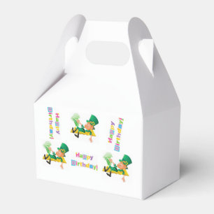 St. Patrick's Day Happy Birthday Gable Favor Box Geschenkschachtel