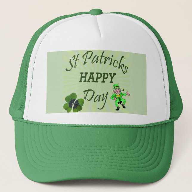 St. Patrick's Day Hat Truckerkappe (Vorderseite)