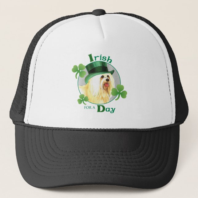 St. Patrick's Day Havanese Truckerkappe (Vorderseite)