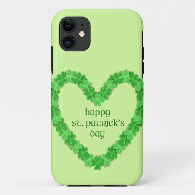 St Patrick's Day Heart Case-Mate iPhone Hülle (Rückseite)