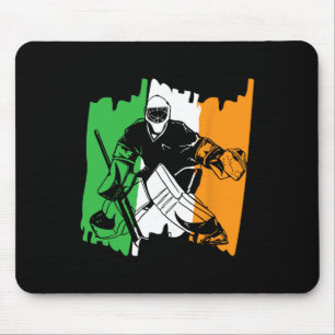 St Patricks Day Hockey Design für Irish Family Goa Mousepad