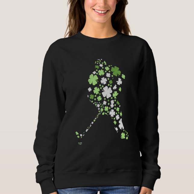 St Patricks Day Hockey Irish Boys Saint Paddy's Sh Sweatshirt (Vorderseite)