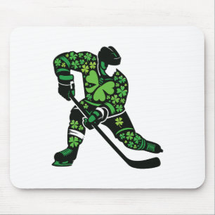 St. Patricks Day Hockeyspieler - Shamrock Geist Sp Mousepad