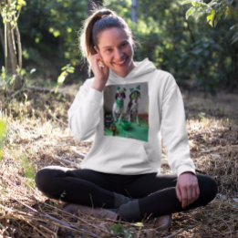 St. Patrick's Day Hogs Party Ladys Hoodie