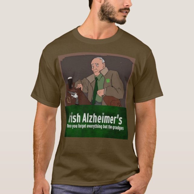 St Patrick's Day Humorous Irish Gangster T - Shirt (Vorderseite)