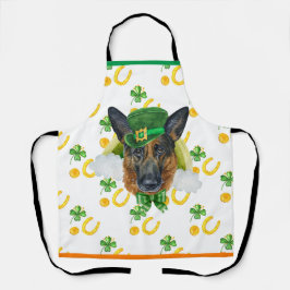 St Patrick's Day Hund Schürze