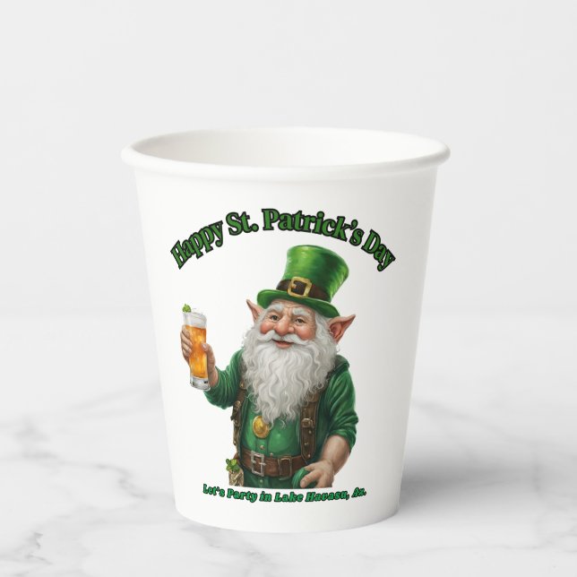 St. Patrick's Day in Lake Havasu, Az. Pappbecher (Vorderseite)