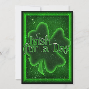 St. Patrick's Day irisch für einen Tag Einladung