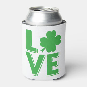 St. Patrick's Day Irische Liebe Grüner Shamrock Dosenkühler