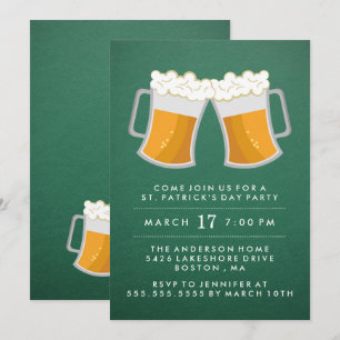 St. Patrick's Day Irische Party-Einladung Einladung