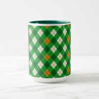 St. Patricks Day Irischer farbiger Argyle