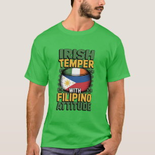 St. Patrick's Day Irischer Filipino-Stolz T-Shirt