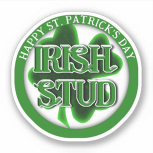 St. Patrick's Day Irischer Hengst Aufkleber