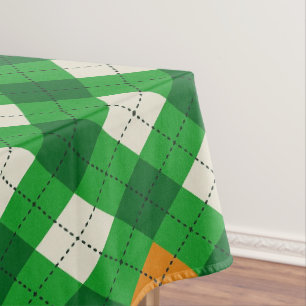 St. Patrick's Day Irischer Karo Tischdecke