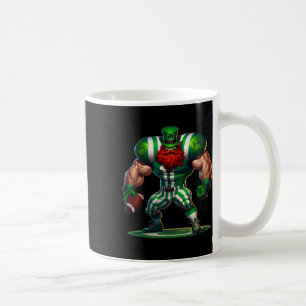 St. Patrick's Day Irischer Leprechaun Footbyll Spi Kaffeetasse