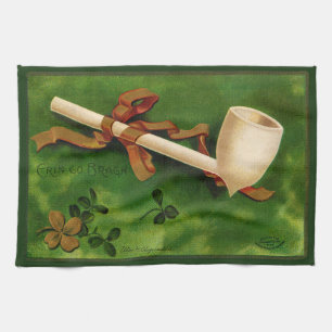 St. Patrick's Day Irischer Pfeifen Küchenhandtuch Küchentuch