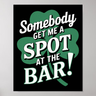 St. Patricks Day Irischer Stolz Shamrock-Parade Gl Poster