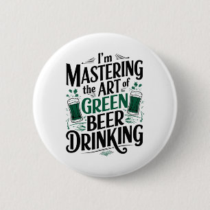 St Patricks Day Irischer Stolz Shamrock-Parade Glü Button
