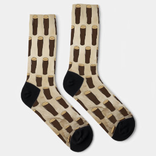 St Patricks Day Irischer Stout Biertrinker Socken