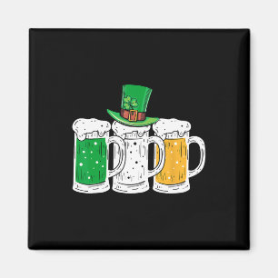 St Patricks Day Irisches Bier Irland Flagge Kleebl Magnet