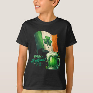 St. Patricks Day Irisches Bier Irland Flagge Männe T-Shirt