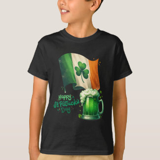 St. Patricks Day Irisches Bier Irland Flagge Männe T-Shirt