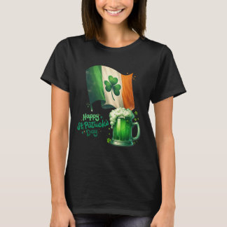 St. Patricks Day Irisches Bier Irland Flagge Männe T-Shirt