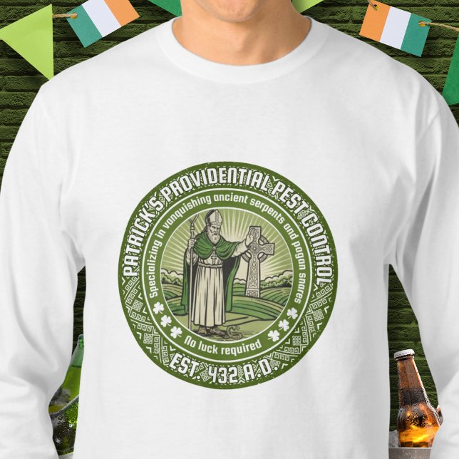 St. Patrick's Day Irisches Katholisches T-Shirt (Von Creator hochgeladen)