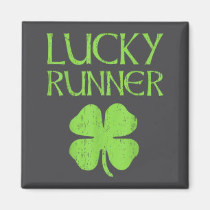 St. Patrick's Day Irisches Laufen für Glücksläufer Magnet