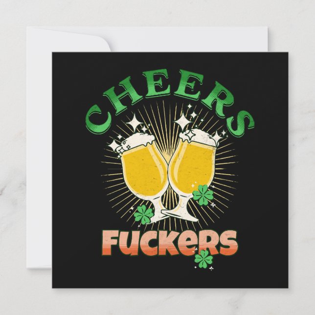 St Patricks Day Irisches Trinken (Vorderseite)