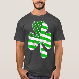St Patricks Day Irish American Kleeblatt Mens T-Shirt