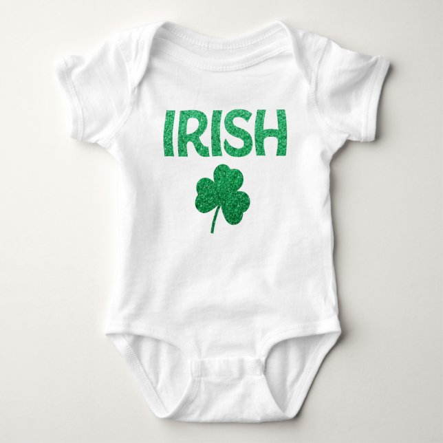 St Patricks Day Irish Baby Bodysuits (Vorderseite)