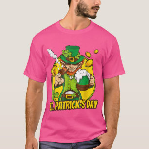 St Patricks Day Irish Boys Girls Funny Green Beer  T-Shirt