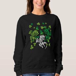 St Patricks Day Irish Dragons Saint Paddys Men Wom Sweatshirt