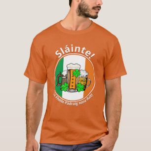 ST PATRICKS DAY Irish Flag Beer Unisex T-Shirt