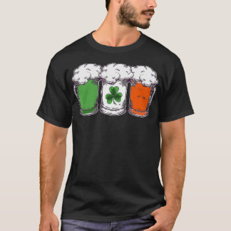St Patricks Day Irish Flag Kleeblatt Party T-Shirt
