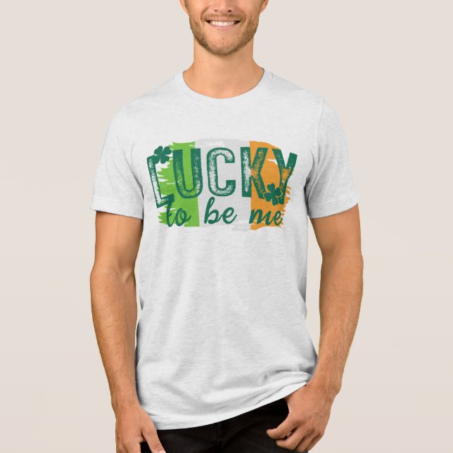 St. Patrick's Day Irish Flag T - Shirt (Vorderseite)