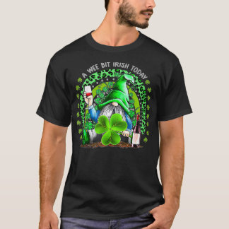 St Patricks Day Irish Gnome Drink Kleeblatt Ra T-Shirt