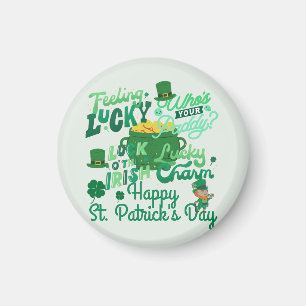 St. Patrick's Day Irish Green Glück Kleeblatt Magnet