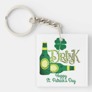 St. Patrick's Day Irish Green Glück Kleeblatt Schlüsselanhänger