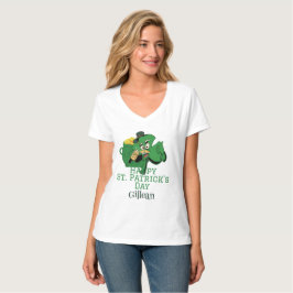 St. Patrick's Day Irish Green Hut Glück Kleeblatt T-Shirt