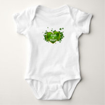 St. Patrick's Day Irish im Heart Baby Bodysuit