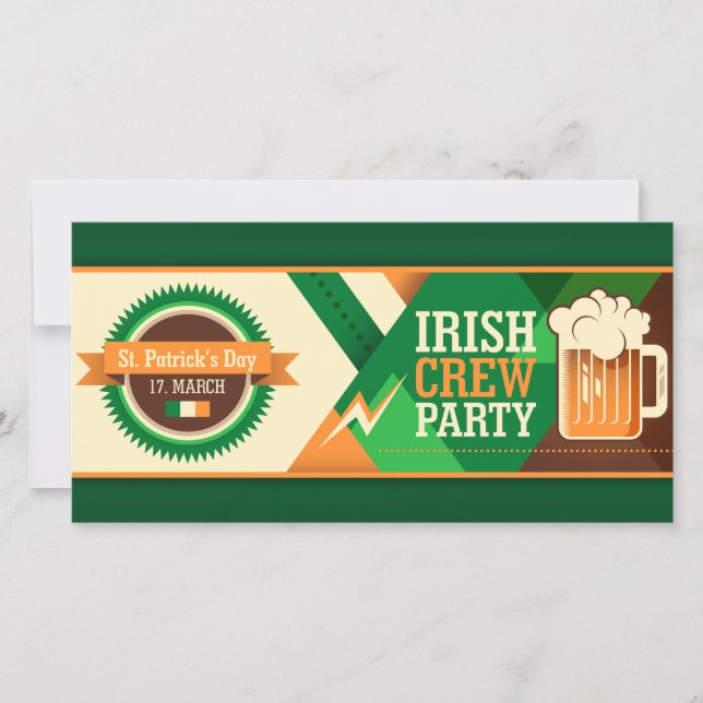 St Patrick's Day Irish Kleeblatt Party (Vorderseite)