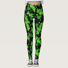 St. Patrick's Day Irish Kleeblatts MusterLeggings Leggings