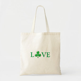 St. Patrick's Day Irish Liebe Green Clover Kleebla Tragetasche