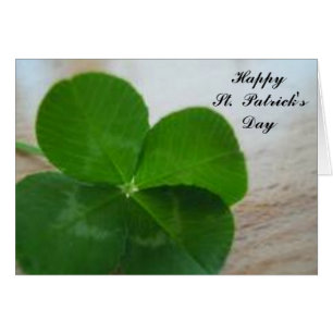 ST. PATRICK'S DAY IRISH LUCK Karte