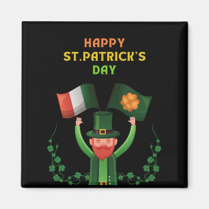 St. Patricks Day Irish- Lucky Irish Kleeblatt Magnet