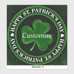 St. Patrick's Day Irish Pride Aufkleber